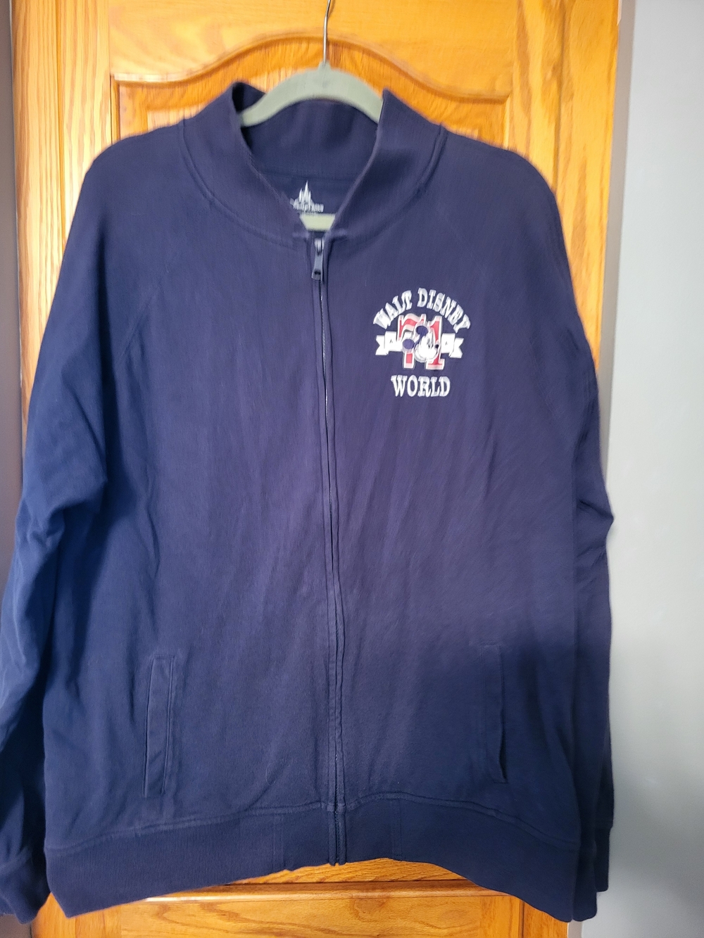 🔥RARE VINTAGE - Disney parks Walt Disney world zip up sweater size XXL US 1971
